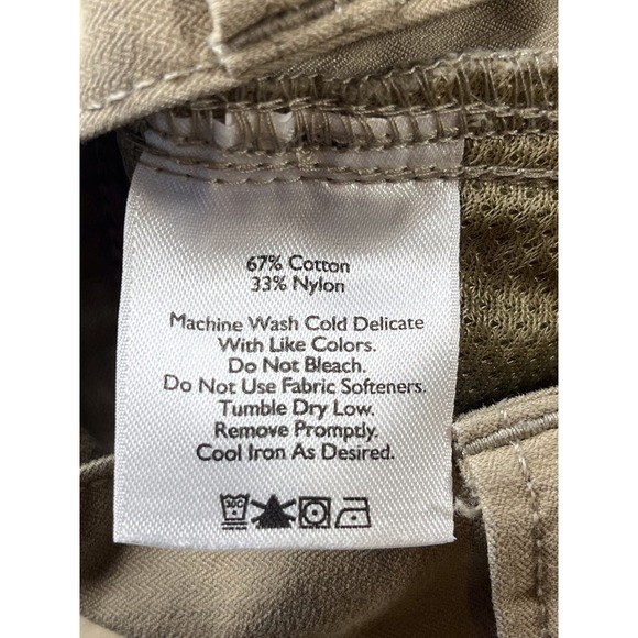 Eddie Bauer Mens Tan Canvas Utility Shorts Outdoor Casual Comfort - Picture 11 of 11